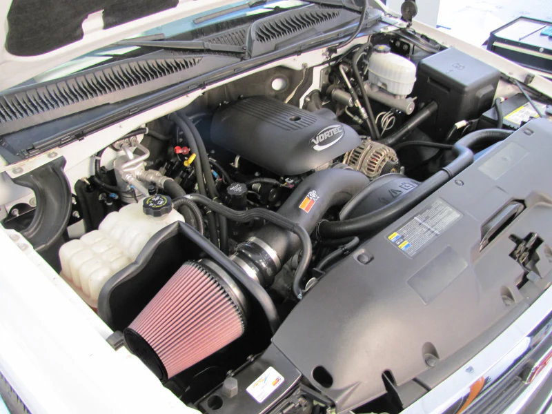 K&N 01-04 Chevy Silverado HD V8-6.0L Performance Intake Kit - Image 5