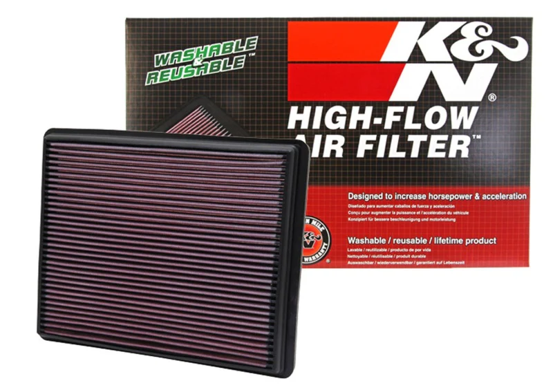 K&N 02-04 Cadillac / 99-10 Chevy/GMC Pickup / 99-01 Jeep Drop In Air Filter - Image 13