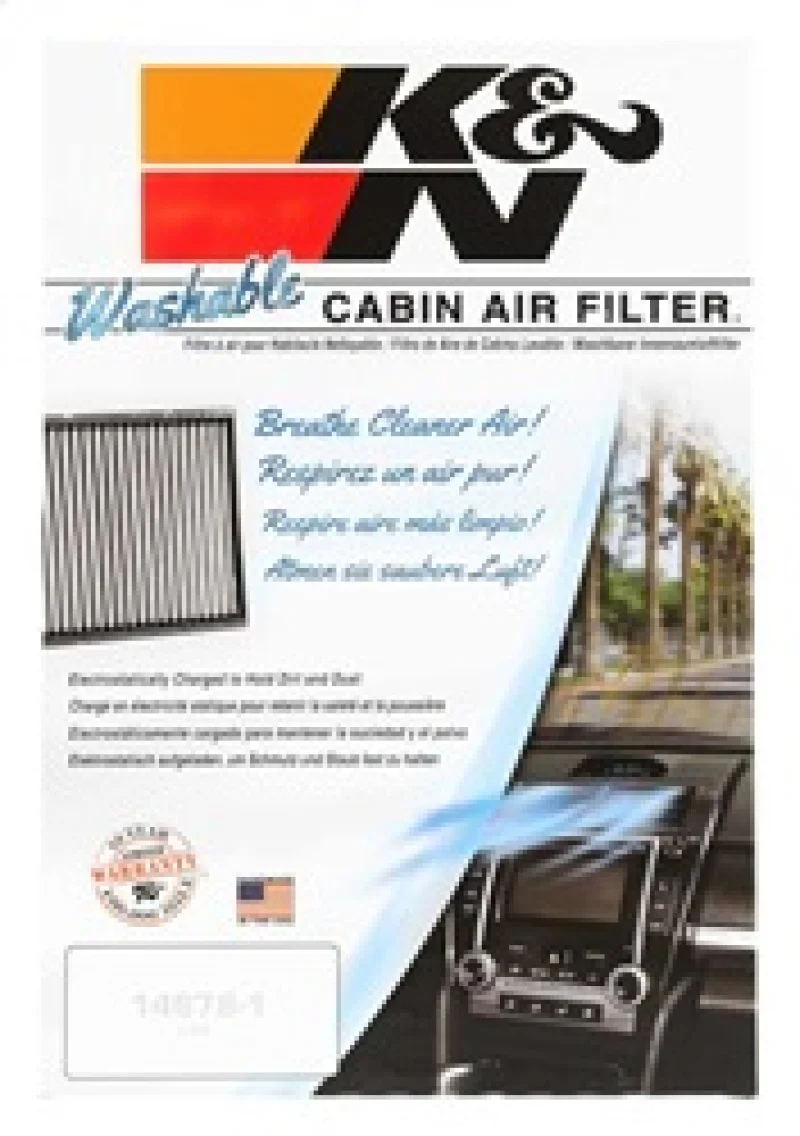 K&N 04-15 Nissan Titan 5.6L V8 F/I Cabin Air Filter - Image 7
