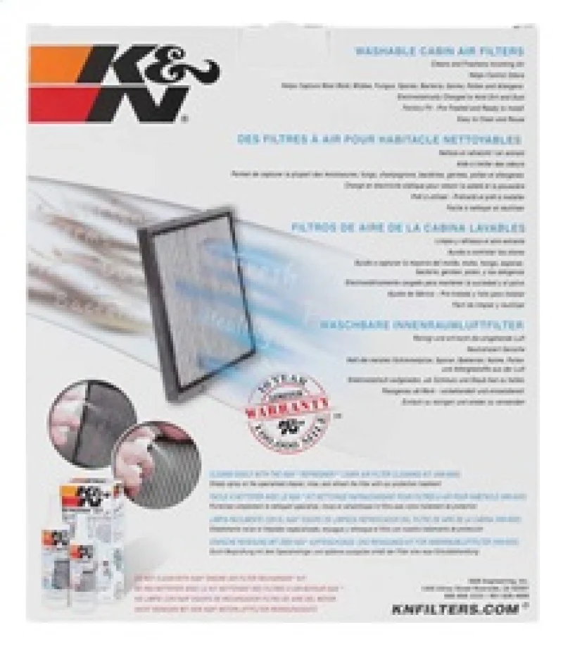 K&N 05-16 Toyota Tacoma Cabin Air Filter - Image 11