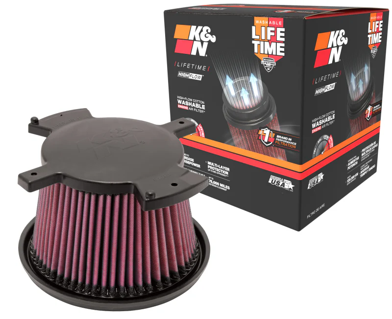 K&N 06 Chevrolet Duramax 6.6L-V8 DSL Drop In Air Filter - Image 10