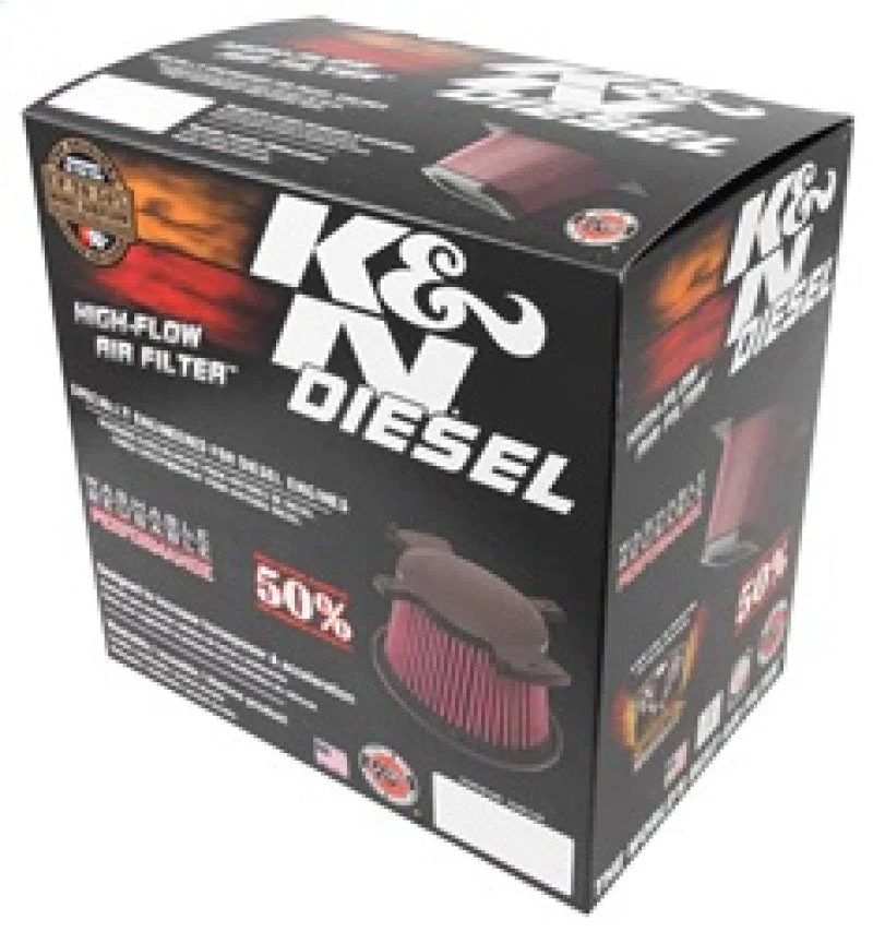 K&N 06 Chevrolet Duramax 6.6L-V8 DSL Drop In Air Filter - Image 15