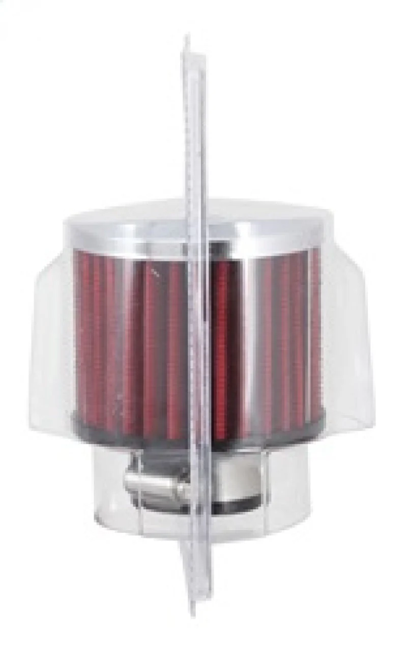 K&N 1.25in Flange ID x 3in OD x 2.5in H Rubber Base Crankcase Vent Filter - Image 10