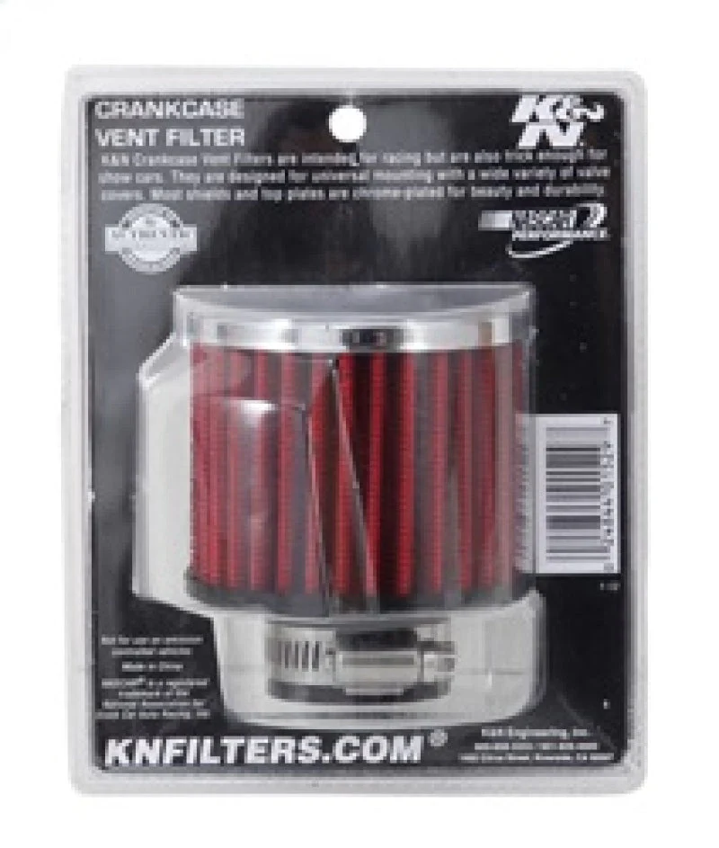 K&N 1.25in Flange ID x 3in OD x 2.5in H Rubber Base Crankcase Vent Filter - Image 14