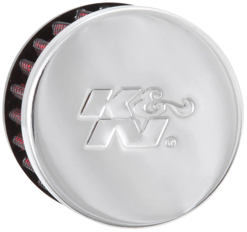 K&N 1.25in Flange ID x 3in OD x 2.5in H Rubber Base Crankcase Vent Filter - Image 5