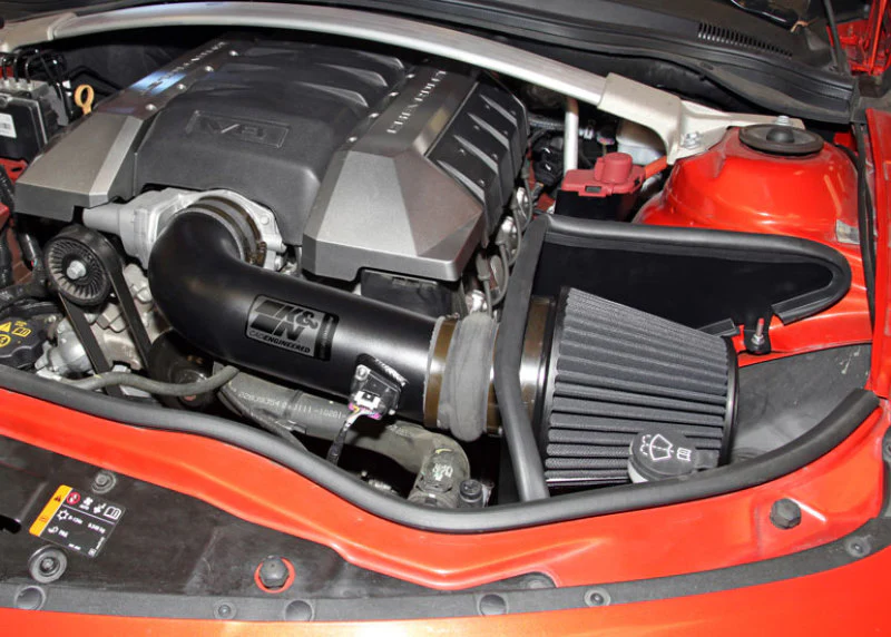 K&N 10-13 Chevy Camaro 6.2L V8 Black Performance Intake Kit - Image 8