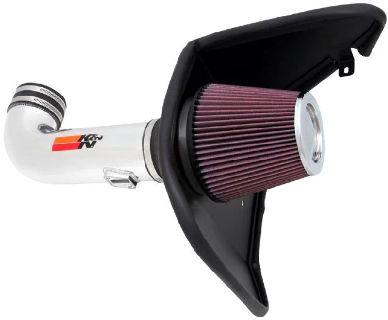 K&N 10 Camaro 6.2L V8 Polished Typhoon Short Ram Intake - Image 2
