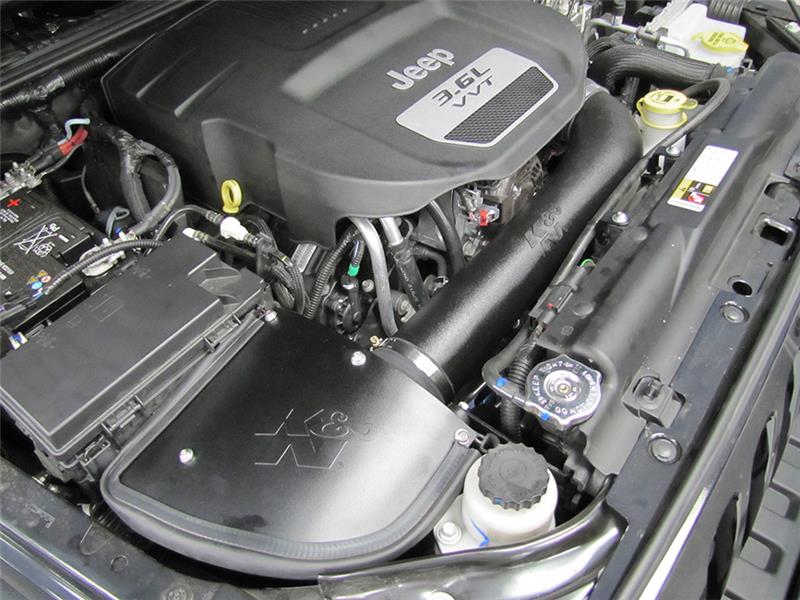 K&N 12-13 Jeep Wrangler 3.6L-V6 AirCharger Perf Intake Kit - Image 2