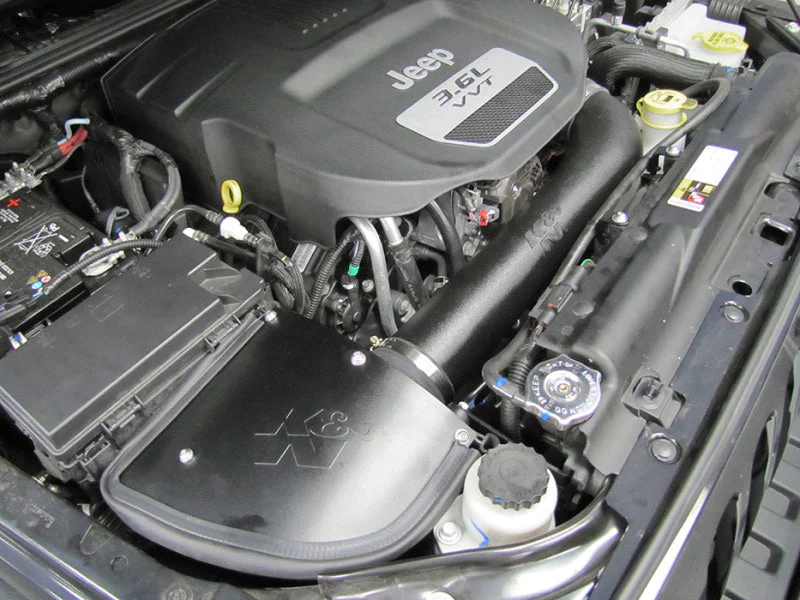 K&N 12-13 Jeep Wrangler 3.6L-V6 AirCharger Perf Intake Kit - Image 5
