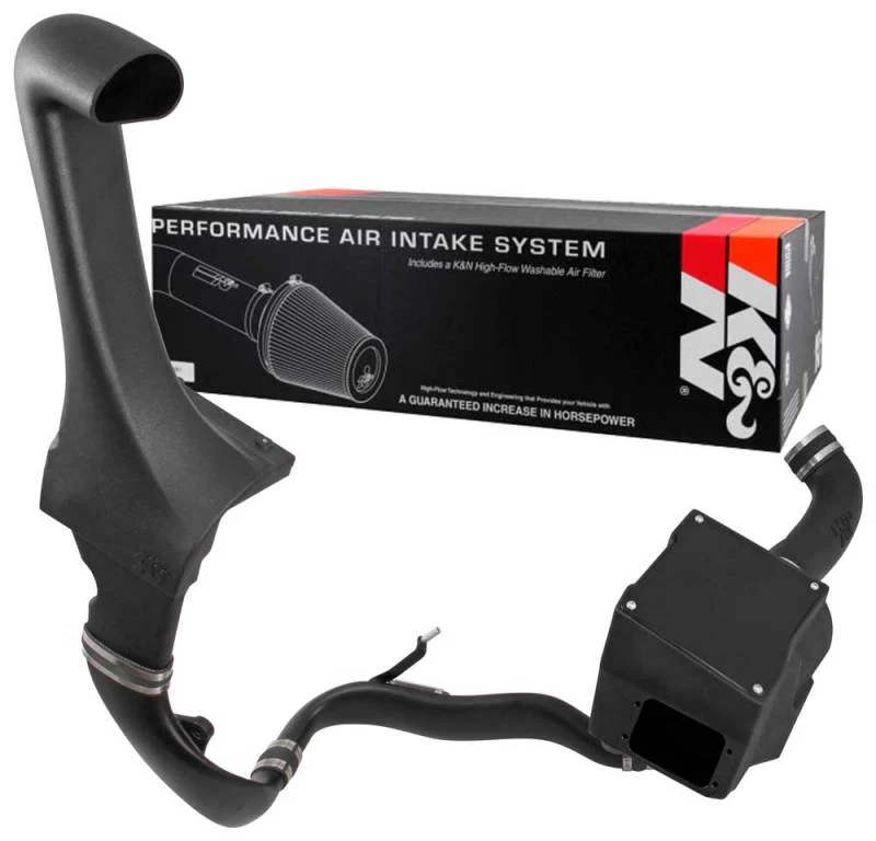 K&N 12-18 Jeep Wrangler 3.6L V6 Performance Intake Kit w/ Snorkel - Image 6