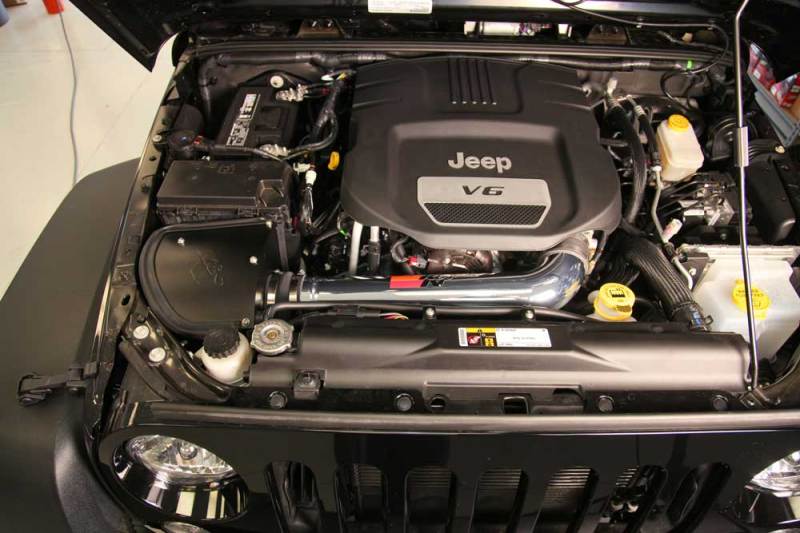 K&N 12-18 Jeep Wrangler V6-3.6L High Flow Performance Intake Kit (12-15 CARB Approved) - Image 10