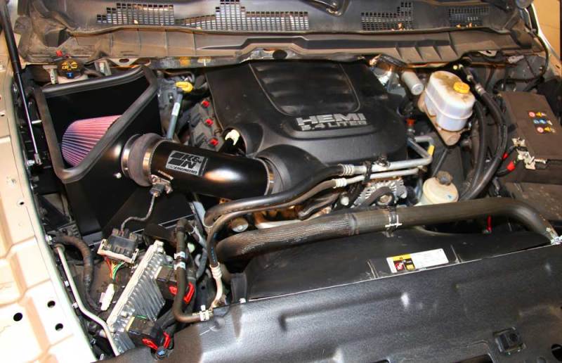 K&N 14-15 Ram 2500/3500 6.4L V8 High Flow Performance Intake Kit - Image 12