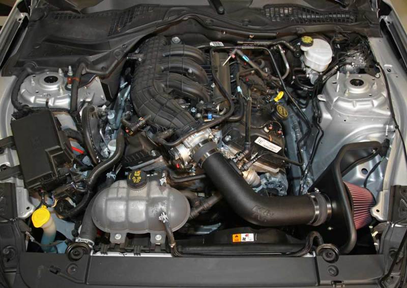 K&N 15-17 Ford Mustang 3.7L V6 F/I Performance Intake Kit - Image 3