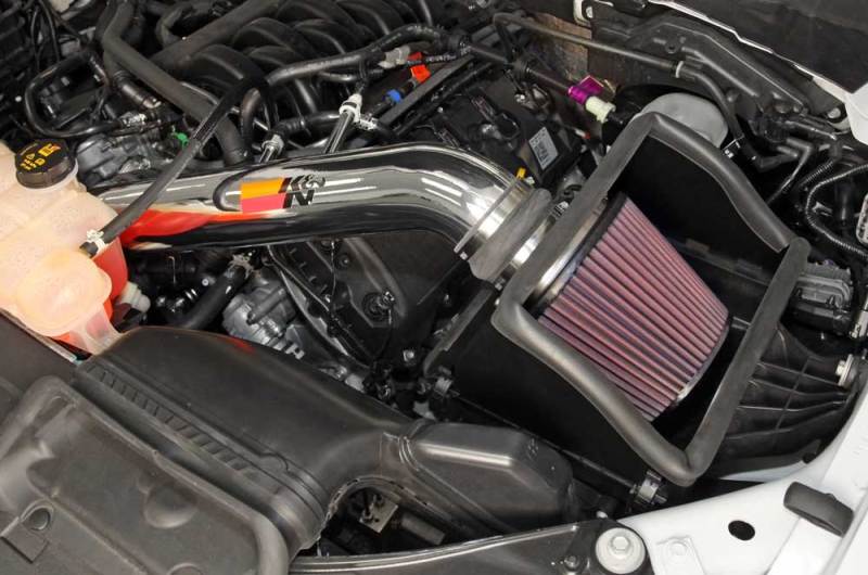 K&N 15 Ford F150 5.0L V8 F/I High Flow Performance Intake Kit - Image 6