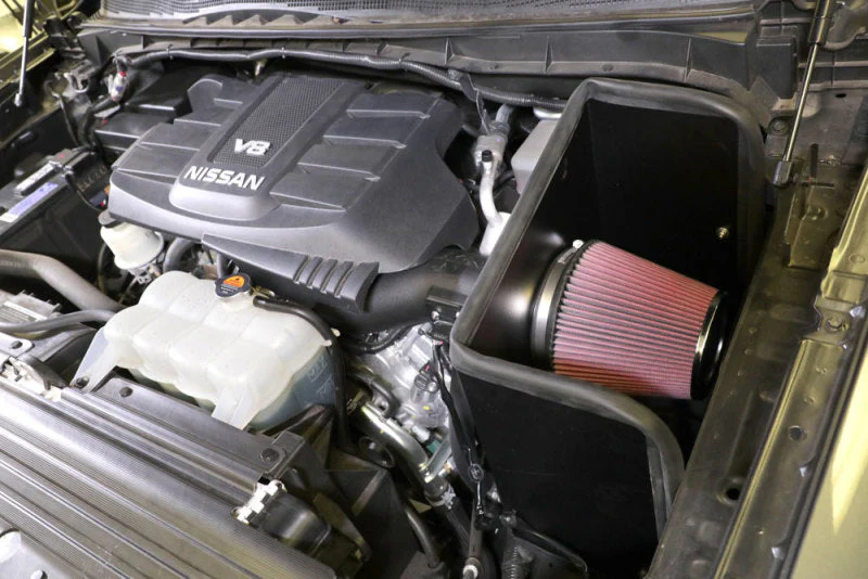 K&N 17-18 Nissan Titan XD V8 5.6L AirCharger Performance Intake - Image 4