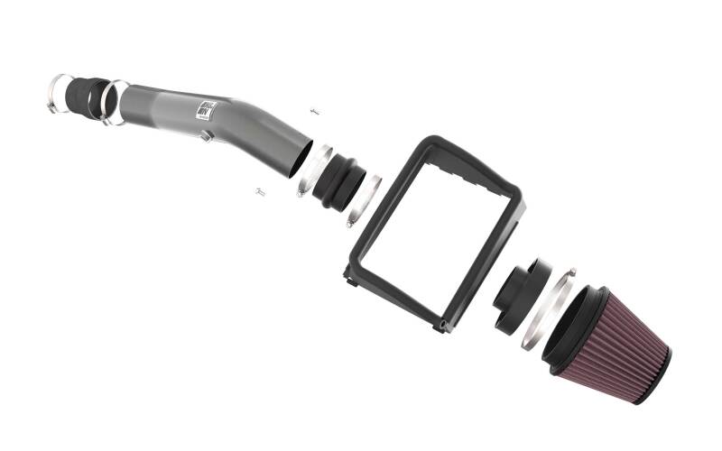 K&N 18-24 Ford F150 3.3L V6 Performance Air Intake System w/ Red Air Filter - Image 7
