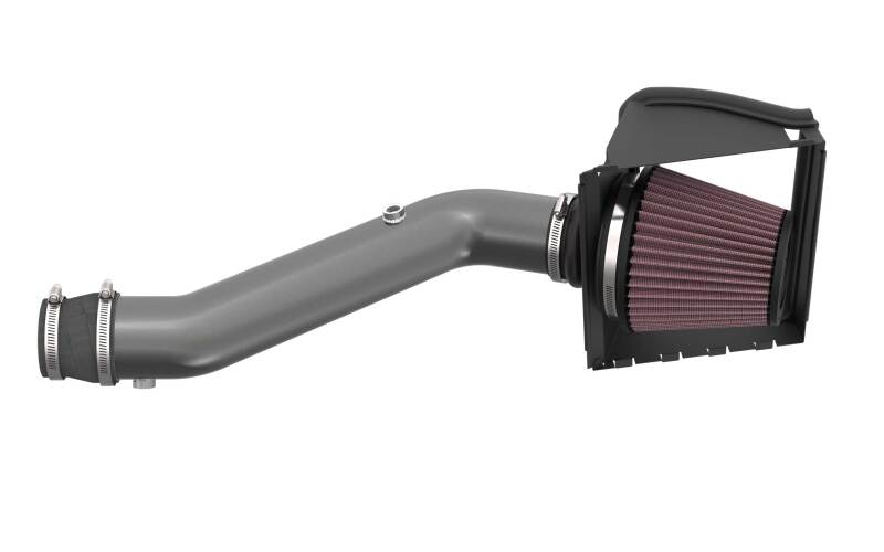 K&N 18-24 Ford F150 3.3L V6 Performance Air Intake System w/ Red Air Filter - Image 8