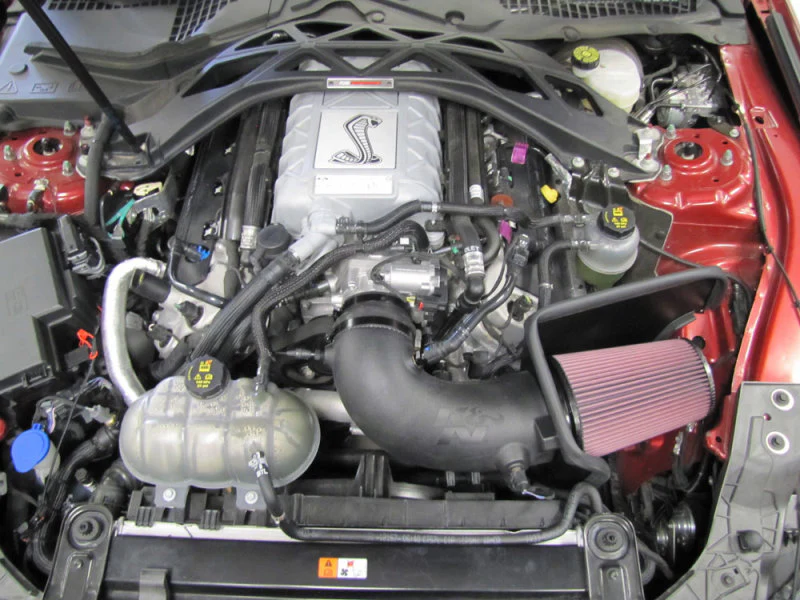 K&N 20-21 Ford Mustang GT500 5.2L V8 AirCharger Performance Intake - Image 2