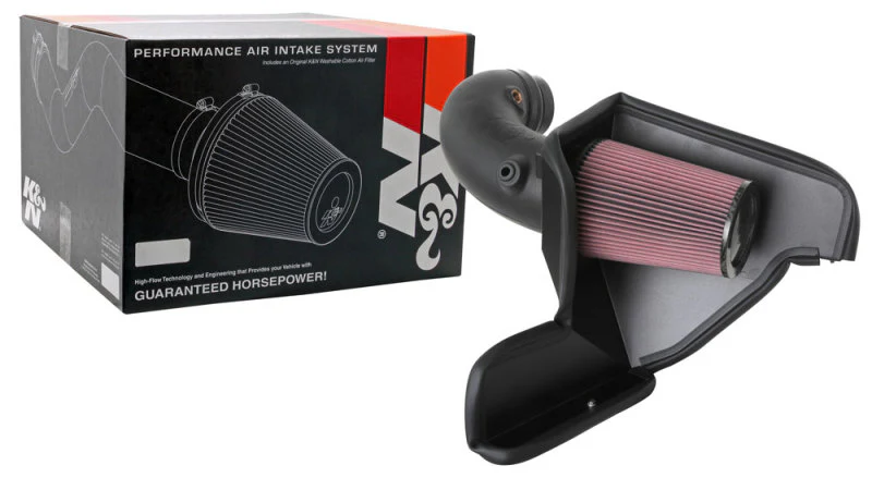 K&N 20-21 Ford Mustang GT500 5.2L V8 AirCharger Performance Intake - Image 4
