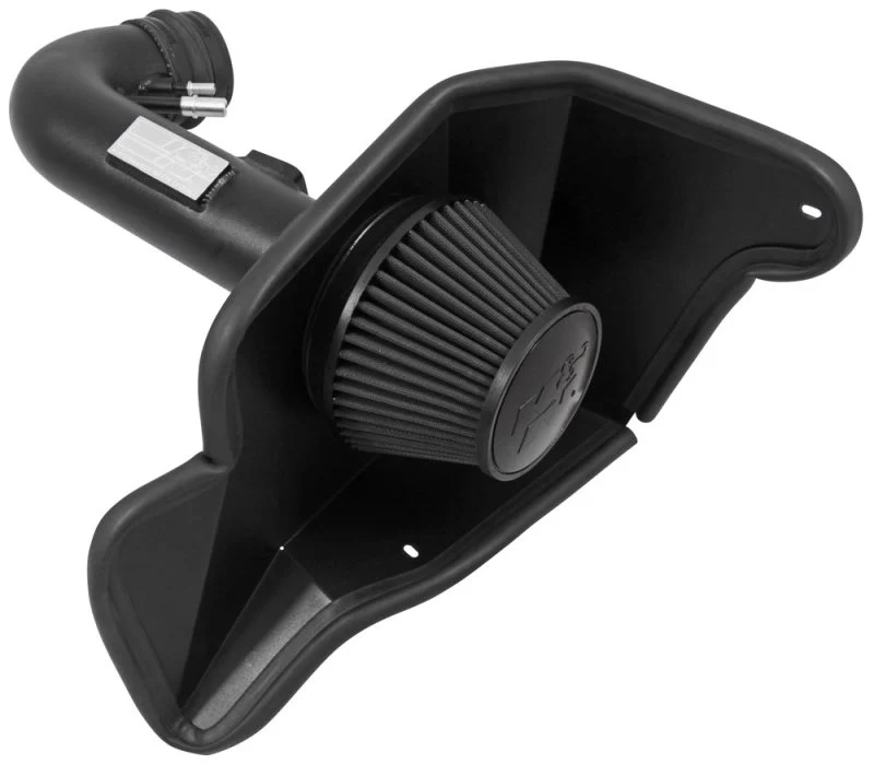 K&N 2015 Ford Mustang GT 5.0L V8 Black Performance Intake Kit - Image 2