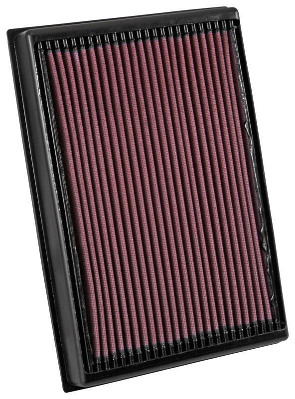 K&N 2016 Nissan Titan XD V8-5.0L Replacement Drop In Air Filter - Image 5