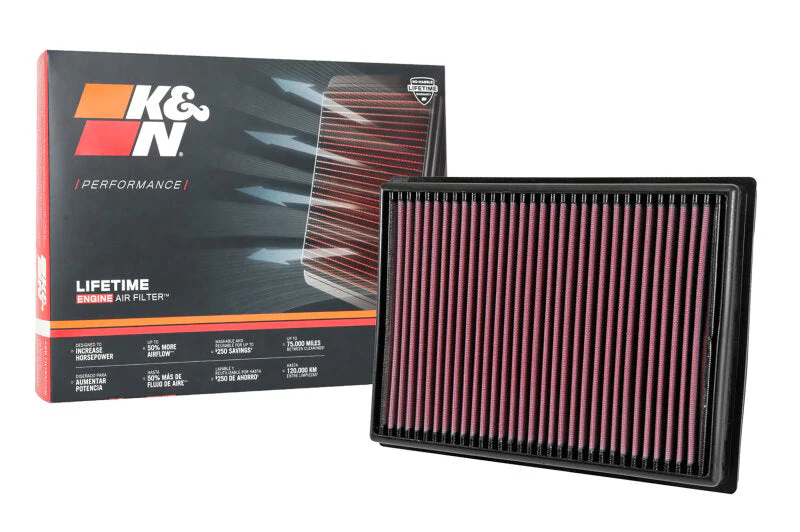 K&N 2016 TOYOTA HILUX REVO 2.8L L4 DSL Drop In Air Filter - Image 10