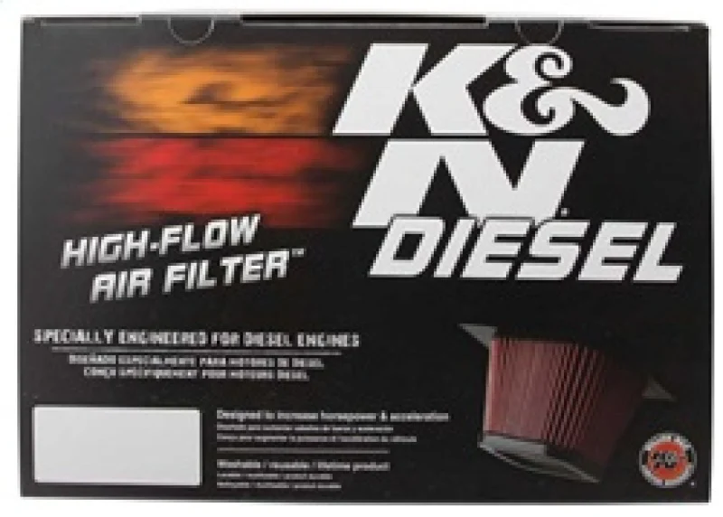 K&N 2017 Ford F250 Super Duty V8-6.7L DSL Replacement Drop In Air Filter - Image 15
