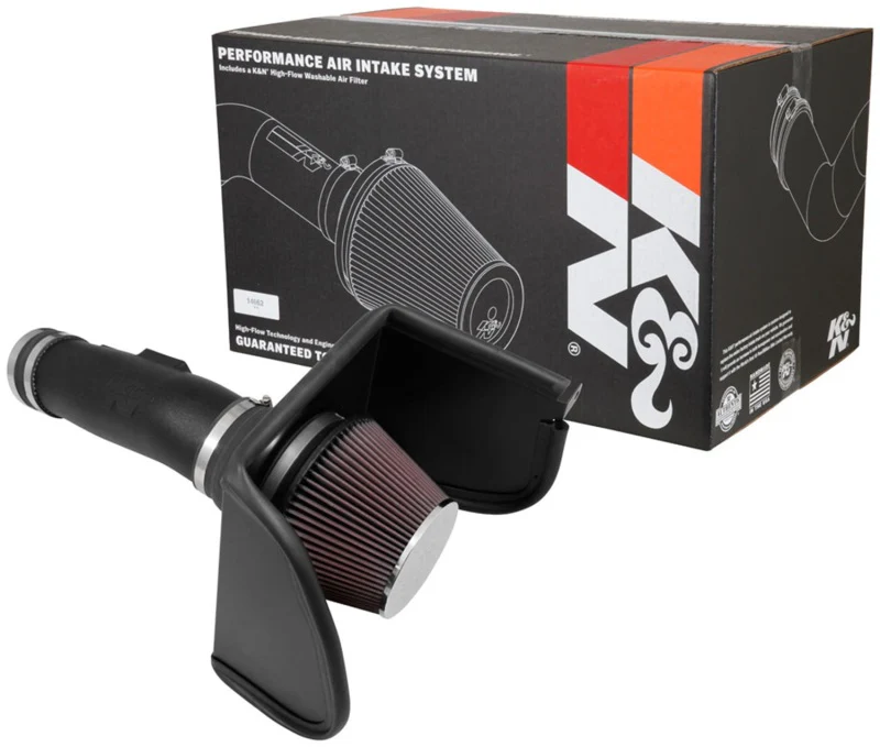 K&N 2017 Nissan Titan V8-5.6L F/I AirCharger Performance Intake - Image 10