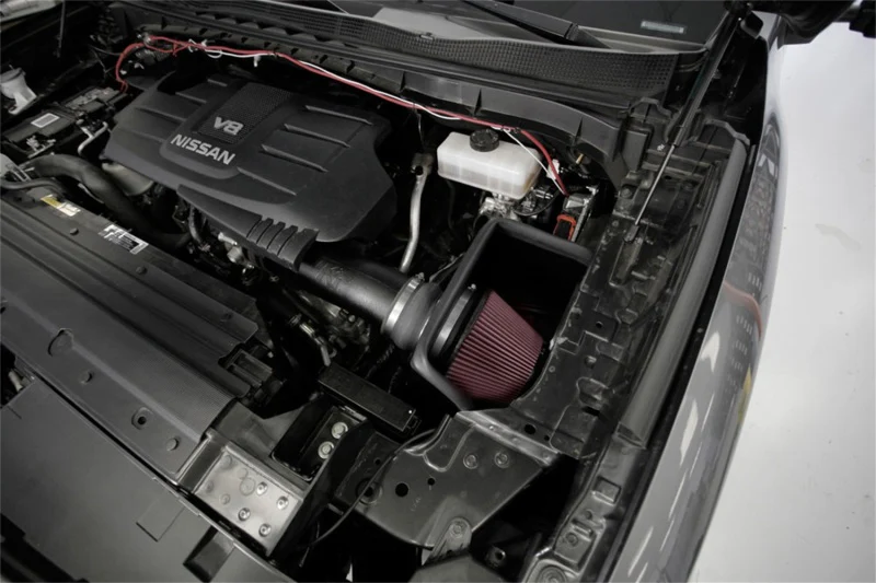 K&N 2017 Nissan Titan V8-5.6L F/I AirCharger Performance Intake - Image 3