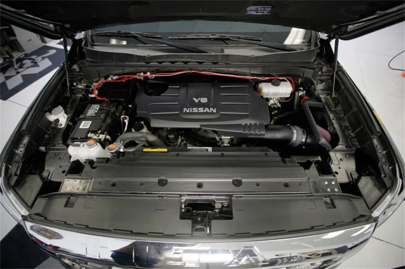 K&N 2017 Nissan Titan V8-5.6L F/I AirCharger Performance Intake - Image 4