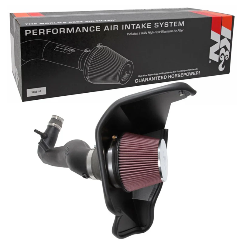 K&N 2018 Ford Mustang L4-2.3L F/I AirCharger Performance Intake - Image 15
