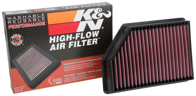 K&N 2020 Chevrolet Silverado 2500/3500 6.6L Diesel Drop In Replacement Air Filter - Image 21