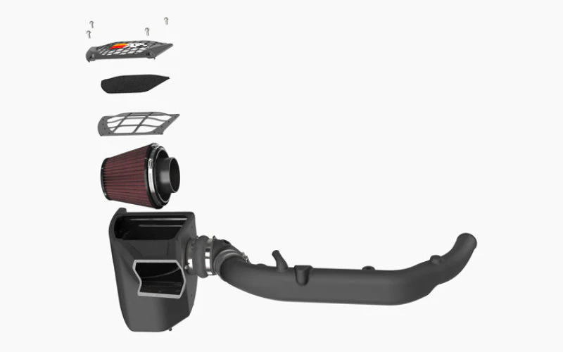 K&N 2021 Ford Bronco V6-2.7L F/I AirCharger Performance Intake - Image 8