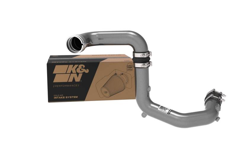 K&N 2023 Ford Bronco Raptor 3.0L V6 Aluminum Charge Pipe Kit - Gunmetal Gray - Image 6