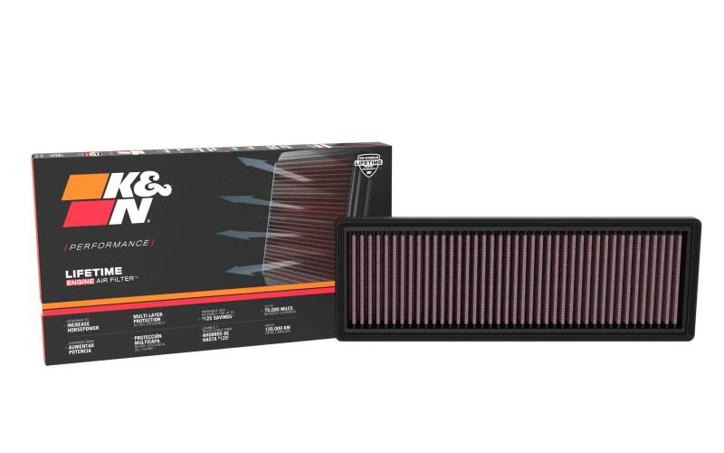 K&N 2024 Ford Mustang 2.3L L4 Drop-In Air Filter - Image 4