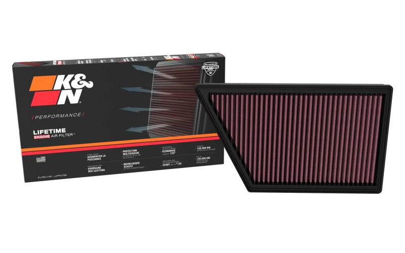K&N 23-24 Ford Ranger/Everest 2.0L L4 Diesel  Drop-In Air Filter - Image 3
