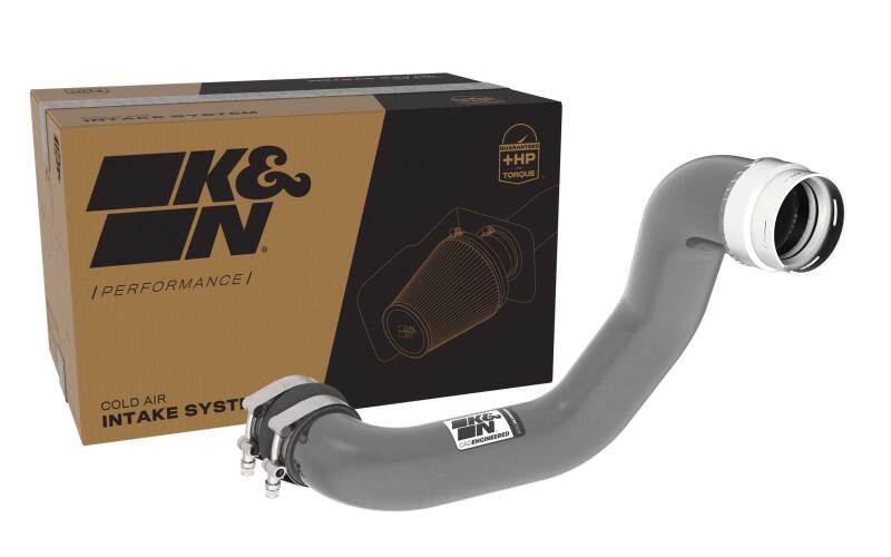 K&N 23-24 GM Colorado/Canyon 2.7L L4 Charge Pipe - Aluminum Tube - Gunmetal Gray - Image 6