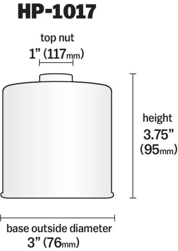 K&N 3.74inch / 2.98 OD Performance Gold Oil Filter - Image 11