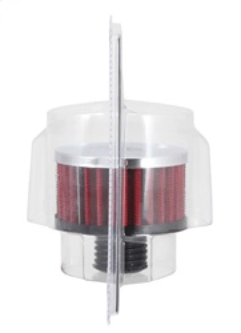 K&N .5in Flange ID x 3in OD x 3.25in H Rubber Base Crankcase Vent Filter - Image 7