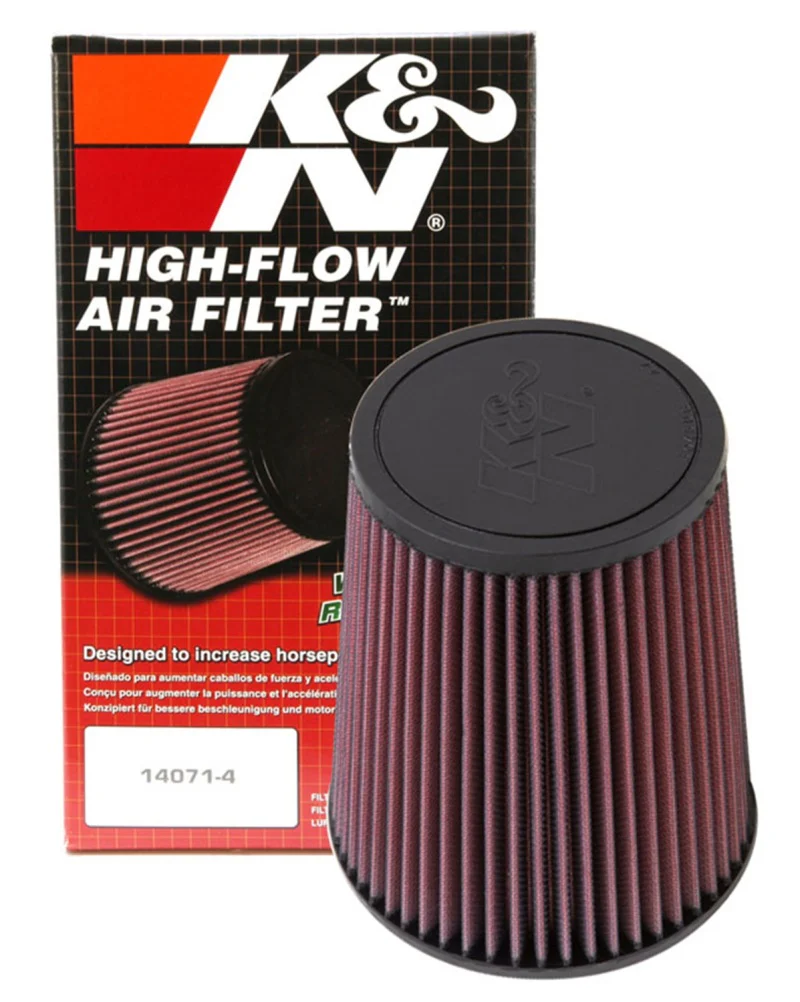 K&N 6 inch OD-Base 4 1/2 inch OD-Top 7 Inch H Round Tapered Universal Air Filter - Image 12