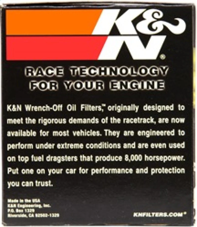 K&N 87-92 Supra Non-Turbo / 99-04 Grand Cherokee 4.0 Performance Gold Oil Filter - Image 12