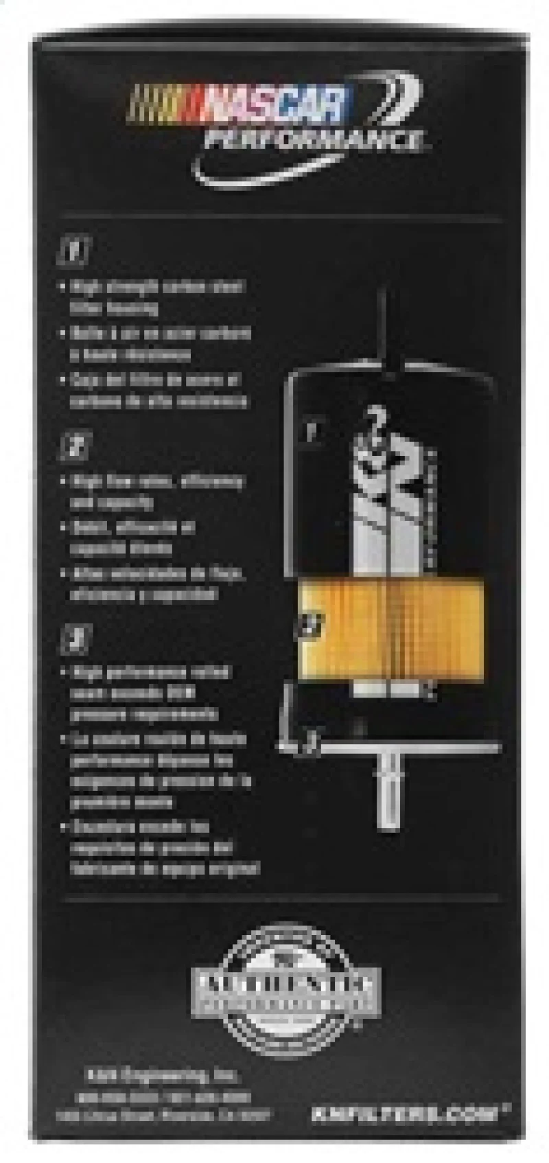 K&N Cellulose Media Fuel Filter 2.125in OD x 5.438in L - Image 5