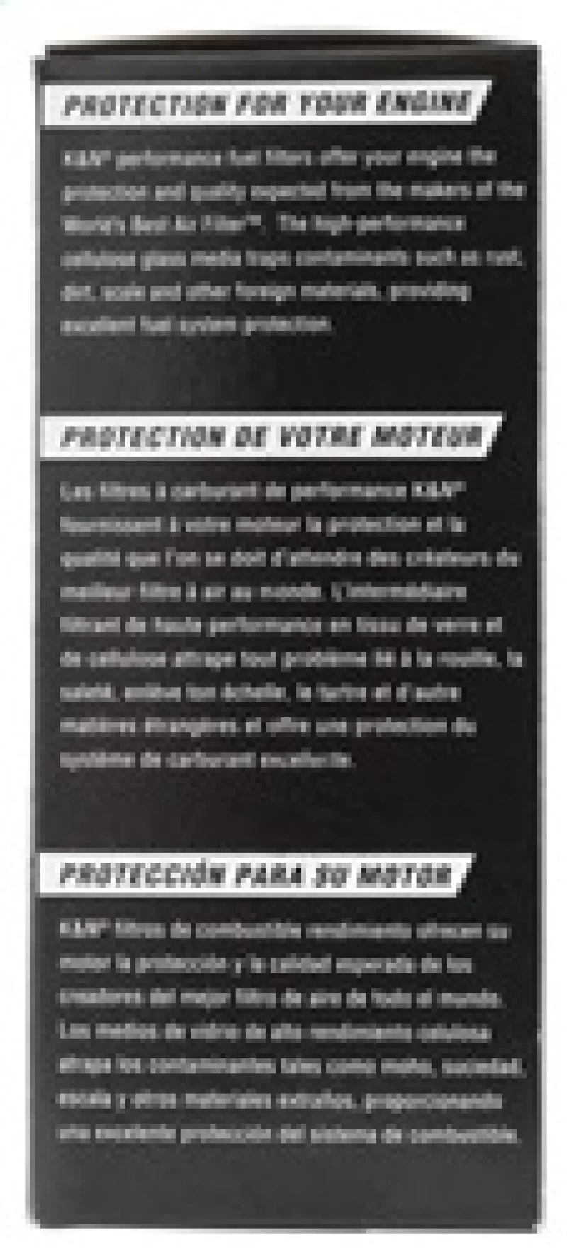 K&N Cellulose Media Fuel Filter 3in OD x 5.625in L - Image 9