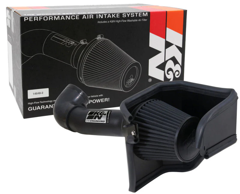 K&N Dodge/Chrysler 5.7/6.1L V8 Black Performance Intake Kit - Image 13