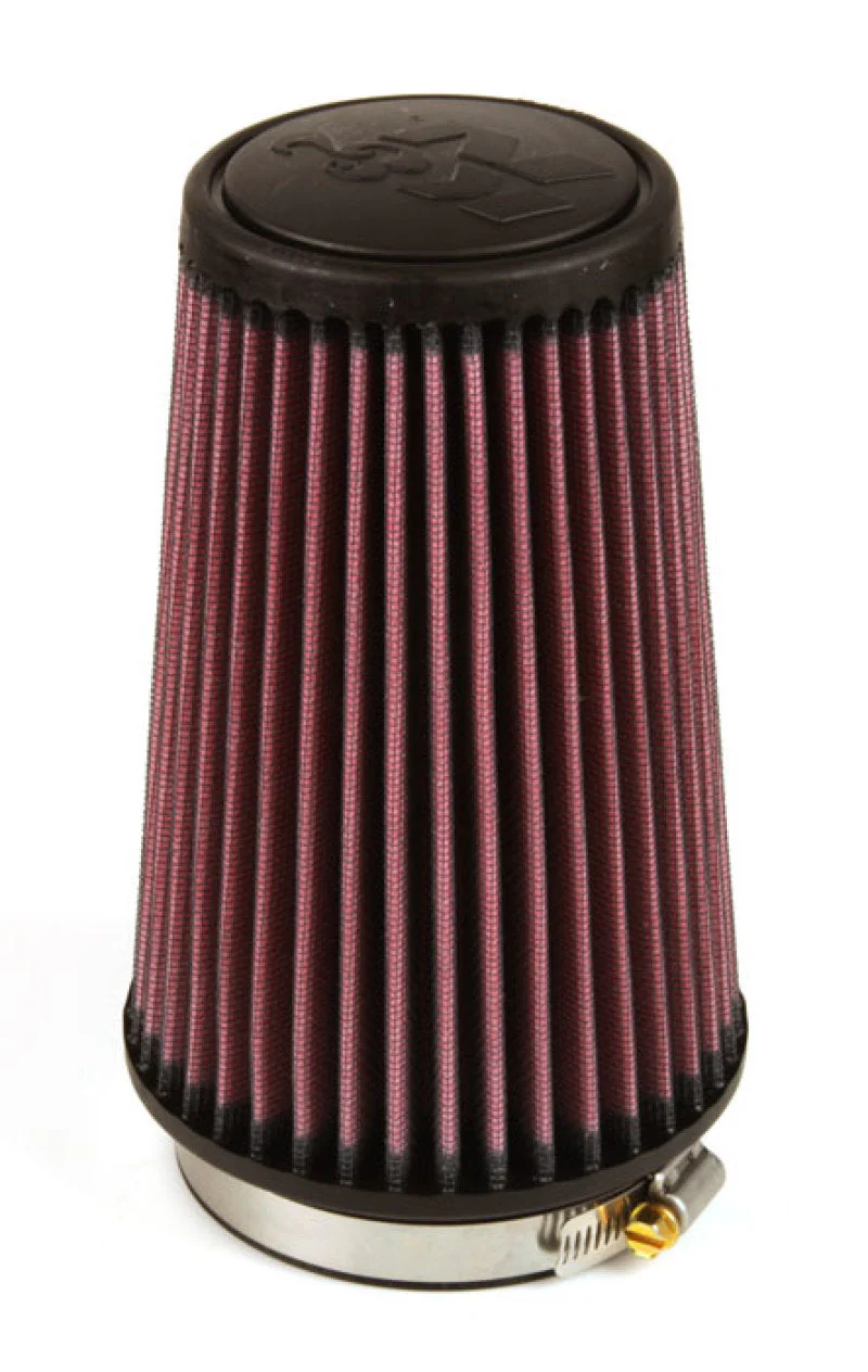K&N Filter Universal Rubber Filter 3 1/2 inch Flange 4 5/8 inch Base 3 1/2 inch Top 7 inch Height - Image 3
