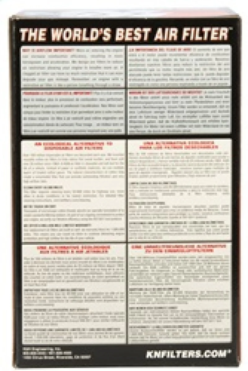 K&N Filter Universal Rubber Filter 3 1/2 inch Flange 5 inch Base 3 1/2 inch Top 4 inch Height - Image 21