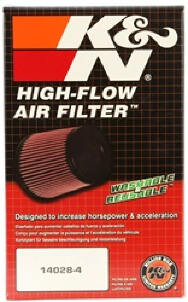 K&N Filter Universal Rubber Filter 3 Flange 4 1/2 Base inch 3 1/2 inch Top 5 3/4 inch Height - Image 12