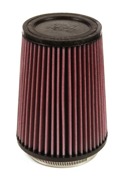 K&N Filter Universal Rubber Filter 4 inch Flange 5 3/8 inch Base 4 3/8 inch Top 7 inch Height - Image 3