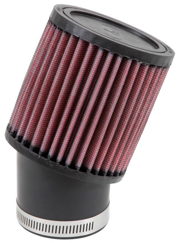 K&N Filter Universal Rubber Round Straight Filter 20 Deg Angled 2-7/16in Flange 3-3/4in OD 4in H - Image 6