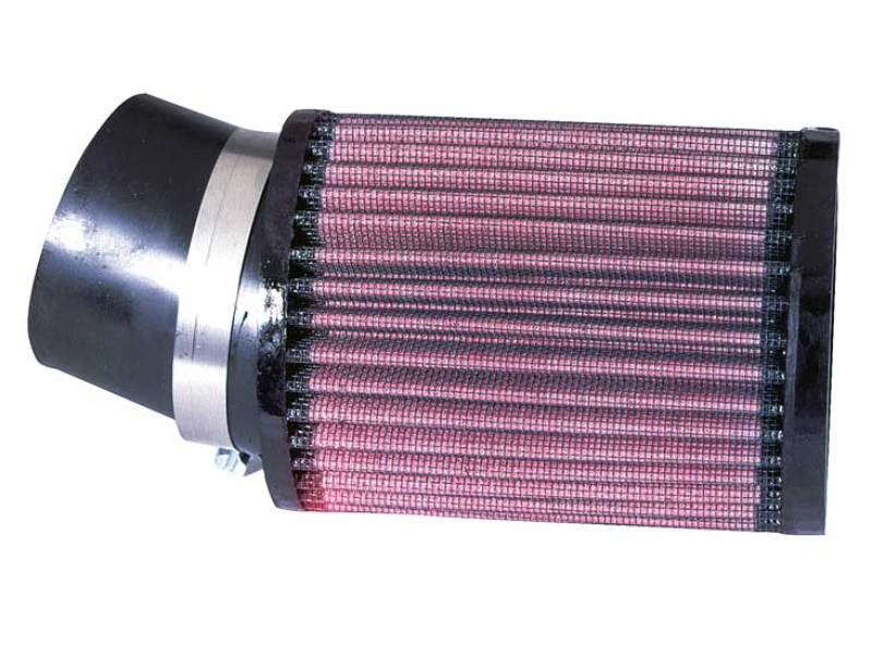 K&N Filter Universal Rubber Round Straight Filter 20 Deg Angled 2-7/16in Flange 3-3/4in OD 5in H - Image 2